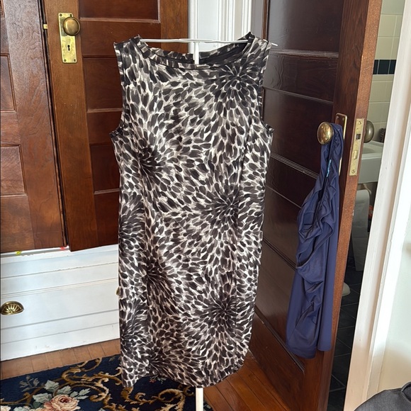 Ann Taylor Silk and Spandex Animal Print  Patterned Dress-worn a couple of times - Picture 1 of 7